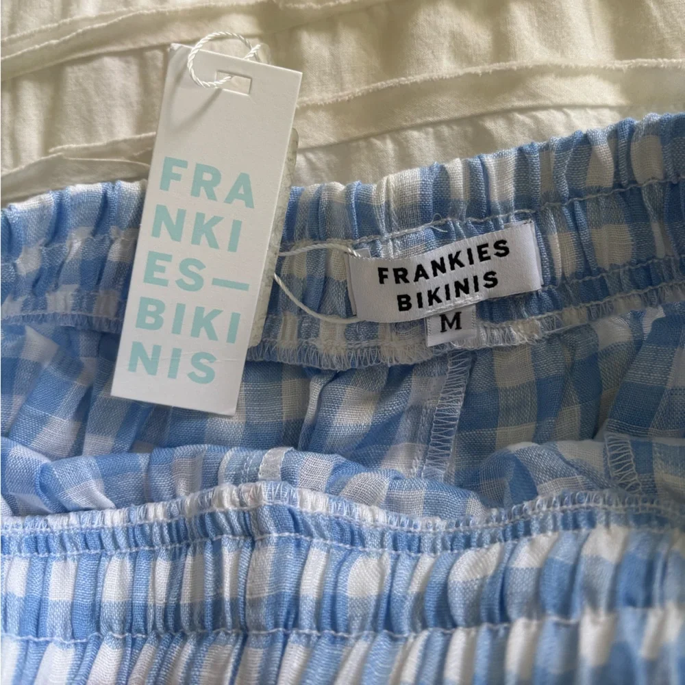 Frankie’s Bikini Lou Button Up Top and Lou High Waisted Gingham Shorts (Set) - Picture 6 of 7